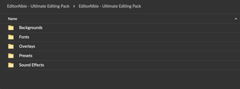 EditorAlbie Ultimate Editing Pack